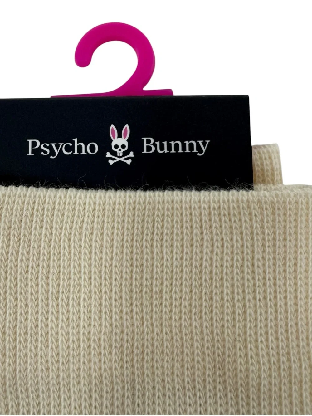 Psycho Bunny Men’s Repeating Logo Pima Cotton Blend Socks set of 2 pair New